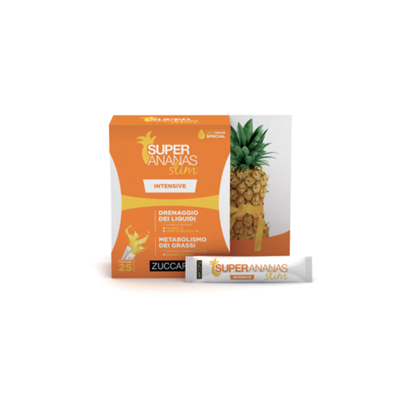 zuccari super ananas slim intensive integratore drenante 250ml