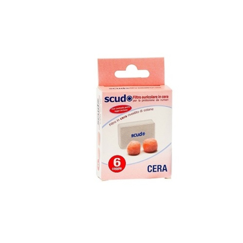 earplug scudo cera 6coppie 12p