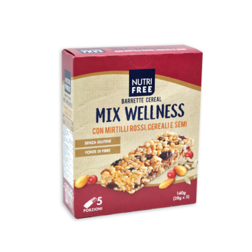 Barrette Cereal Mix Wellness senza glutine - Nutrifree