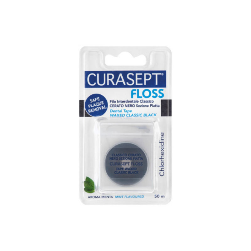 curasept floss cerato nero filo interdentale