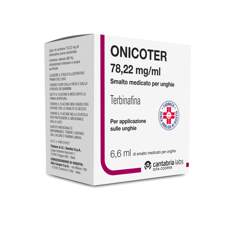 onicoter smalto med 1fl 6,6ml